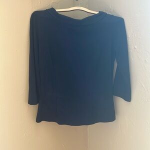 Pinup couture black fitted top